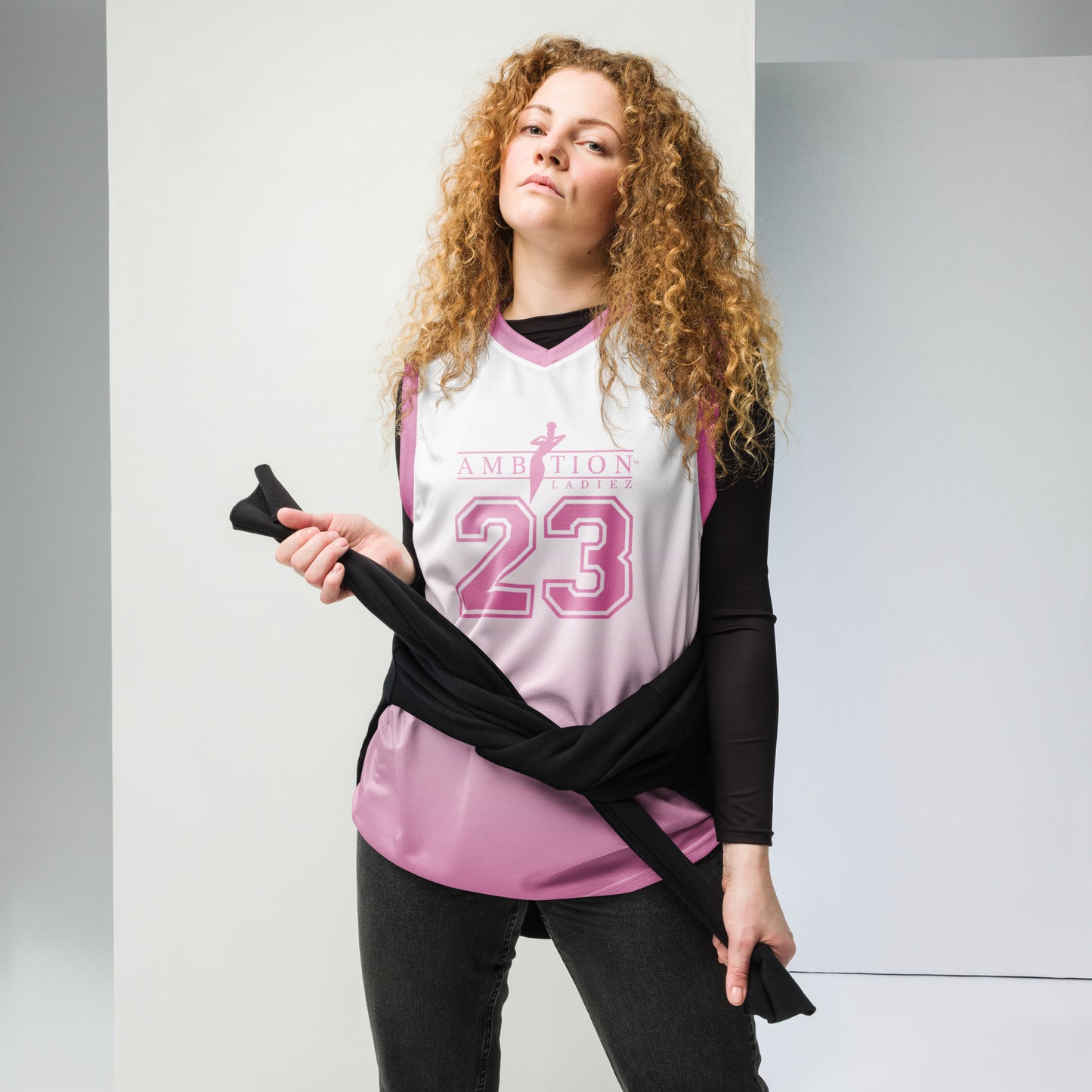 Recycled unisex basketball jersey