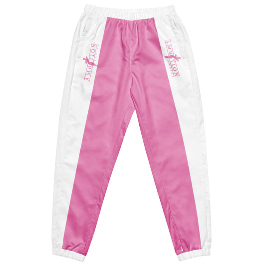 Pink & White Unisex Track Pants 